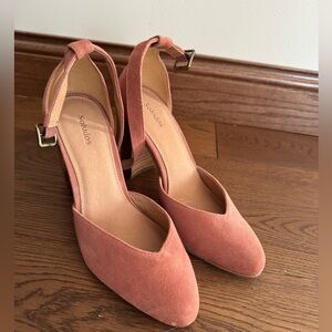 Soludos Collette Women's Blush Ankle Strap Heels